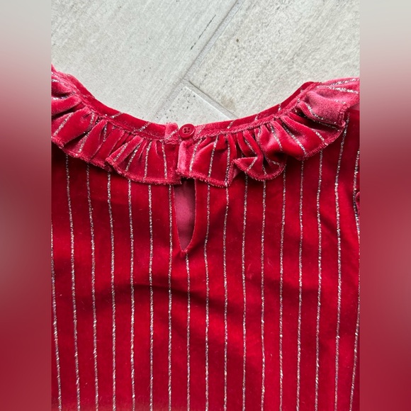 Habitual Red Velvet Dress - size 2T - Picture 7 of 7